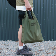 Matchwood Reusable bag 可摺疊式收納環保手提購物袋 軍綠
