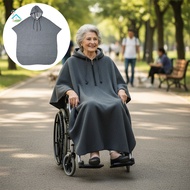 Disabled Outdoor Easy Wear Cape Superior Windproof Protection & Comfort Daily Errands