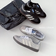 韓國代購 訂製款　adidas samba 銀灰色
