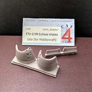 CAT4 R48047-1/48 F7U-3/3M Cutlass intakes Late (for Hobbycraft) Scale Model