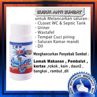 Anti Sumbat Mampet Pembersih Saluran WC Kloset dan Saluran Pipa