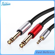 FunsLane Jack 3.5mm to 6.35mm Adapter Audio Cable for Mixer Amplifier CD Player Speaker 6.5mm 3.5 Splitter Jack Male Audio Cable