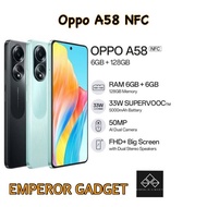 Oppo A58 NFC Ram 6/128 GB Garansi Resmi 19F3B2024 limited stock