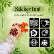 Sticker Corak Inai / Henna Stencil / Sticker Inai / Henna Sticker Pengantin Design Terkini