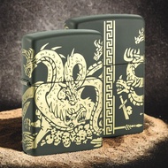 【ZIPPO官方旗艦店】多頭龍防風打火機 48907