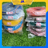 0.75mm Core Multi-Colored Electrical Wire, Electric Motorcycle Car Electric Bicycle, Led Electrical 