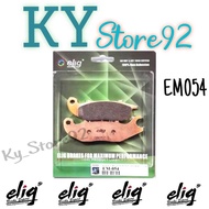 ELIG Front Brake Pads SINTER EM054 Transparent 750 Kiri . CRF 250 Rally . CRF 150L . WR 155 . Nissin