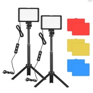 [A58] Andoer USB Video Conference Lighting Kit with 2 * LED Video Lights 5600K Dimmable + 2 * Deskto