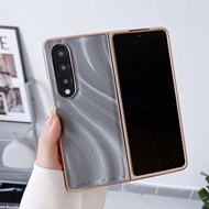 HOCE Ốp Điện Thoại Mạ Điện Sang Trọng Cho Samsung Galaxy Z Fold 3 4 ZFold4 Z Fold3 5G Ốp Lưng Bảo Vệ