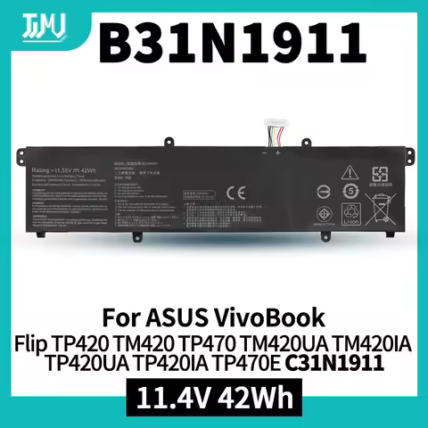 B31N1911 C31N1911 Laptop Battery for ASUS VivoBook Flip 14 TM420IA M413 M413DA TM420IA F413 K413 X41