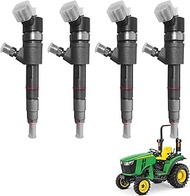 VANPERT 4PCS 0445110464 Fuel Injectors For Skid Steer Loaders 312GR 314G For John Deere 2038R 3038E 
