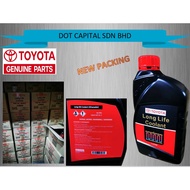 *TOYOTA ORIGINAL NEW PACKING LONG LIFE COOLANT (1 L) 08889-1 #GOT SERVICE STICKER