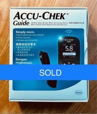 羅氏無線智航血糖機一部Roche ACCU-CHEK Guide連採血筆及盒
