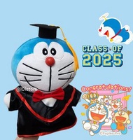 🎓現貨💢 多啦A夢 畢業公仔 doraemon  叮噹 畢業公仔 畢業花 graduation plush 卡通公仔 正品💢