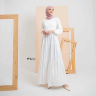 Gamis dewasa bahan crinkle Premium model terbaru turki muslimah Zaujah