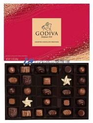 GODIVA - 母親節精選 GODIVA歌帝梵夾心牛奶黑巧克力金裝禮盒 [平行進口] EXP 09-2025