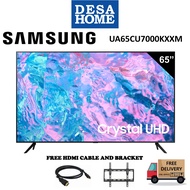 [FREE DELIVERY] SAMSUNG UA65CU7000KXXM  65'' 4K UHD SMART TV  UA65CU7000 / CU7000 (FREE HDMI CABLE &amp; TV BRACKET)