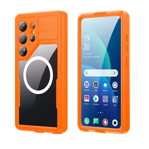 Magnetic Phone Case: Compatible with Samsung Galaxy S26, S25, S24 Ultra, IP68 Waterproof Magnetic Ph