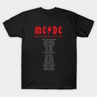 Vintage MC/DC Multi-Universe Tour T-Shirt Authentic Cotton 1 Solid Color Thick New Products