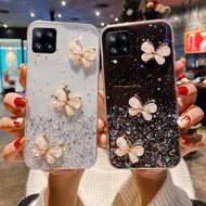 CASE SAMSUNG A22 4G M32 4G M22 A22 5G GLITTER BUTTERFLY CASING BLING SHINY