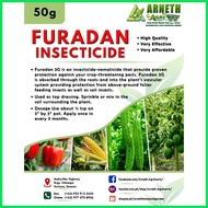 ◰ ☜ FURADAN CARBOFURAN INSECTICIDE