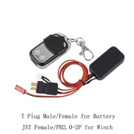 Wireless Winch for 1/10 RC Crawler Car TRX4 TRX6 Axial SCX10 Wrangler CC01 TF2 D90 YK4082 ZP1001 900