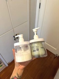 按壓式分裝瓶 fino護髮素