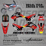 Stickers Cross X 100 Mini Trail Stickers Cross X 100 New Mini Trail Stickers