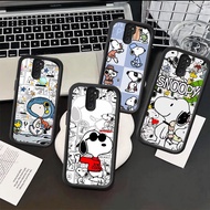 WC6 Comic Snoopy Casing for hp Plating OPPO F21 F11 F23 F25 F15 A98 F17 F19S F19 Pro 5G TPU material