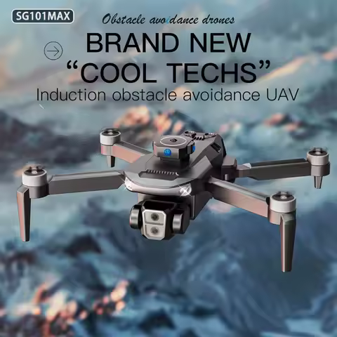 SG101MAX 4K HD Dual Camera Brushless Foldable 4WD 360° Infrared Obstacle Avoidance Optical Flow Dron