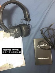 marshall major iv 頭戴式耳機黑色