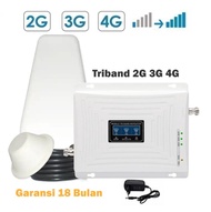 PENGUAT SINYAL HP GSM TRIBAND 2G 3G 4G SIGNAL BOOSTER REPEATER