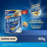 Ensure Gold Abbott Vanilla Flavored Milk Powder (HMB) 800g