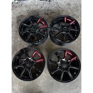 rim ori perodua 14×5 ET45 pcd4h100 harga untuk 4biji sekali pos 4biji sekali