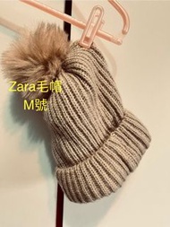 Zara毛帽 M