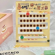 2026 DIY Capybara Perpetual Calendar 3D Acrylic Desktop Calendar Decoration