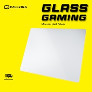 XALLKING Glass Gaming Mouse Pad Silver