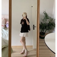 [Summer t-Shirt Collection] 2.0 Lailu~Cool Series Folded Loose Short-Sleeved T-Shirt