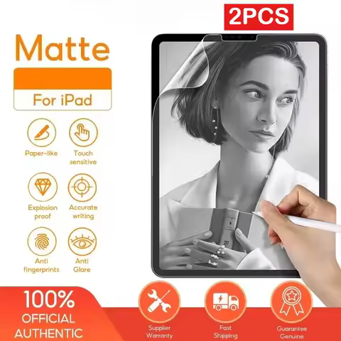 Matte Screen Protector for 2025 IPad Pro M5 M4 13 11 12.9 Air 7 6 M2 Air 5 4 10.9 10th 9/8/7th 10.2 