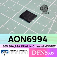 AON6994 30V 50A;82A DUAL N-Channel MOSFET 6994 DFN-5x6 Alpha Omega ORIGINAL