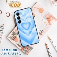 Softcase Glass Kaca SAMSUNG A34 & SAMSUNG A54 (5G) - Case Handphone SAMSUNG A34 & SAMSUNG A54 (5G) [