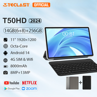 [สินค้าใหม่] TECLAST T50HD แท็บเล็ต Android 14 14GB+256GB+1TB Expansion, Widevine L1 Compatible Tabl