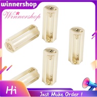 Flashlight Cylindrical 3 x AAA Battery Plastic Holder Box 5Pcs
