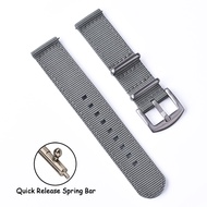 Quick Release Nato Strap Durable Nylon Watch Strap 18mm 20mm 22mm Universal Nato Watchband for men a