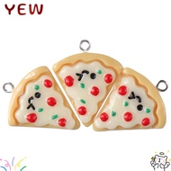 YYE Pizza Charms, Resin 1.16 inch(29.5mm) long 30Pcs, Smooth and comfortable to touch (4.5mm) thick 