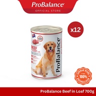[Carton] ProBalance 8.4kg Loaf Wet Dog Food - 700g x 12 cans (Beef)