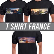 Paris France Cotton T-Shirt Souvenir Gift