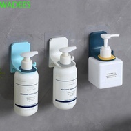 WADEES Shampoo Bottle Shelf Plastic Self Adhesive Organizer Hanger Bottle Holder Storage Rack Shampoo Hook