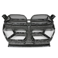 Dry Carbon Fiber Front Grill Front Car Bumper Grille CLS Style Stainless Mesh Screen for BMW G80 G81