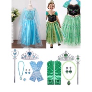 Frozen 2 Elsa. costume dress for. kids, fit 3yrs to 9yrs old, super nice